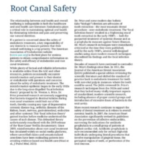 Root Canal Safety（AAE Fact Sheet）